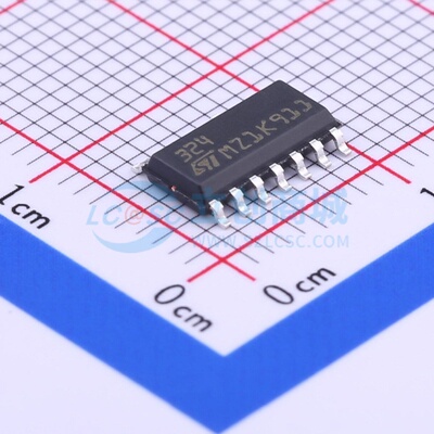 运算放大器 LM324DT SOIC-14 意法半导体芯片 电子元器件原装正品