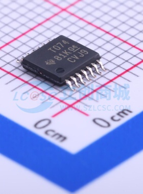 FET输入运放 TL074CPWR TSSOP-14 TI/德州 电子元件配单原装正品