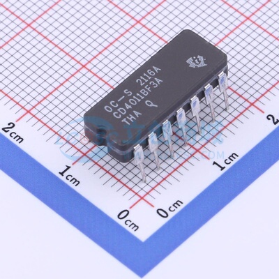 逻辑门 CD4011BF3A CDIP-14 TI/德州 电子元器件配单原装正品