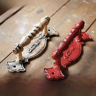 格奥琦「铸铁」覆古木门把手大拉手彷古移门推拉门把手谷仓门拉手