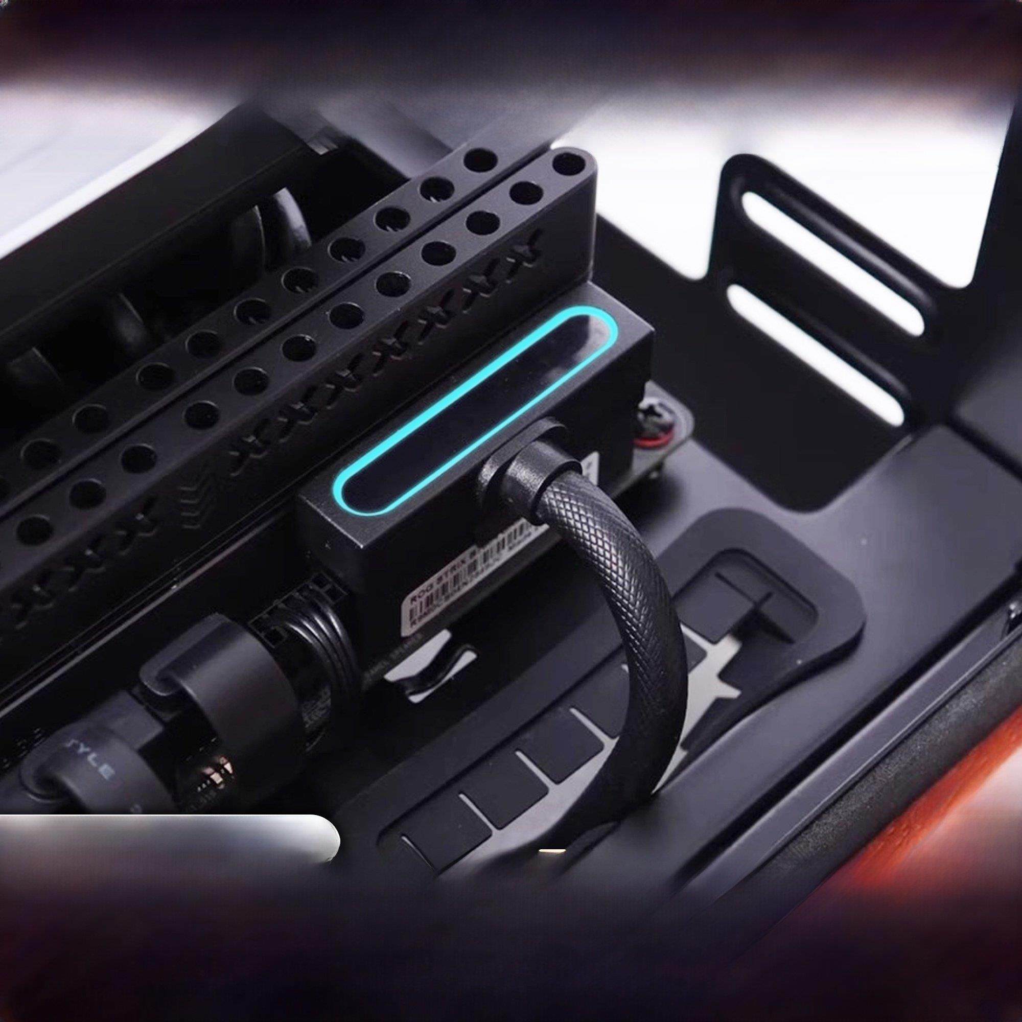 24针主板延长线电脑电源线Rgb神光同步线直连90度插头直连