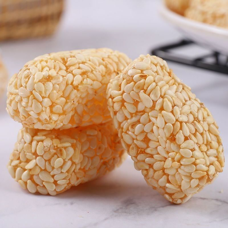 椰娃手工芝麻牛皮糖牛筋糖老式手工芝麻软糖果休闲零食品年货批发