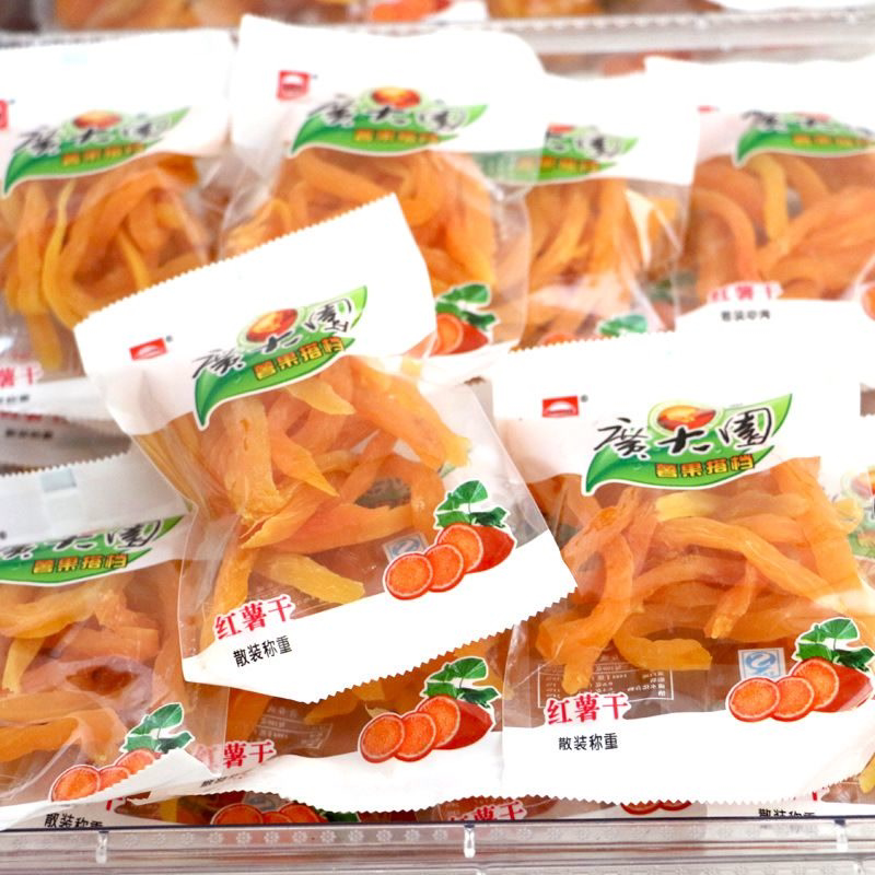 福建特产连城红心地瓜干独立包装原味广大园农家风味红薯条紫薯干