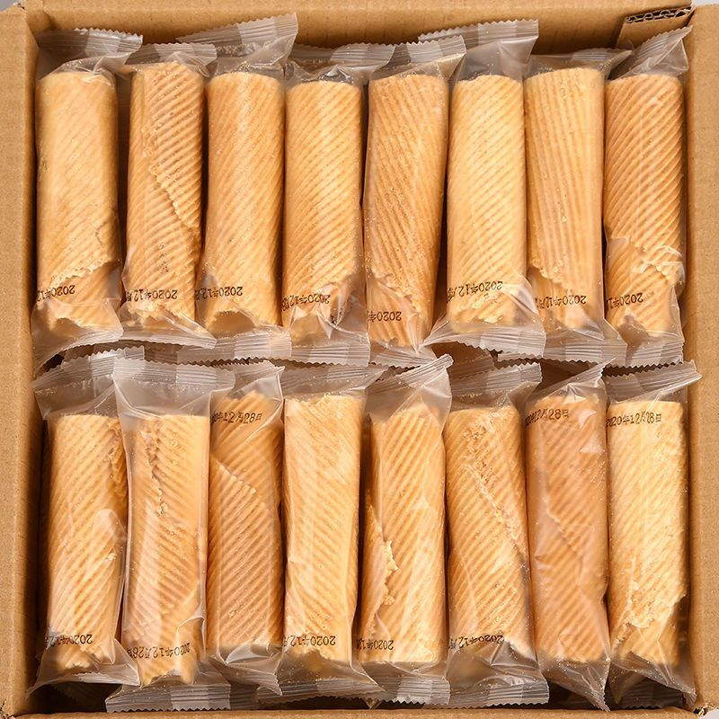 老式鸡蛋卷红糖蛋卷零食传统食品手工休闲小吃蛋卷酥饼干食品整箱