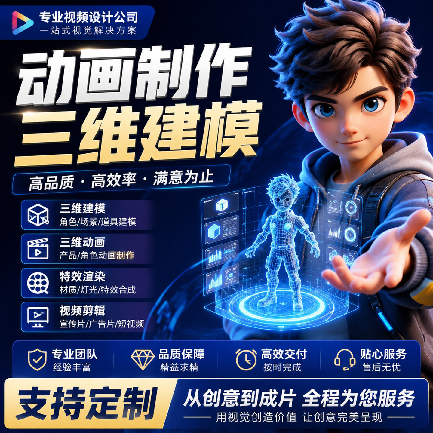 专业动画制作.不满意全额退款！图片