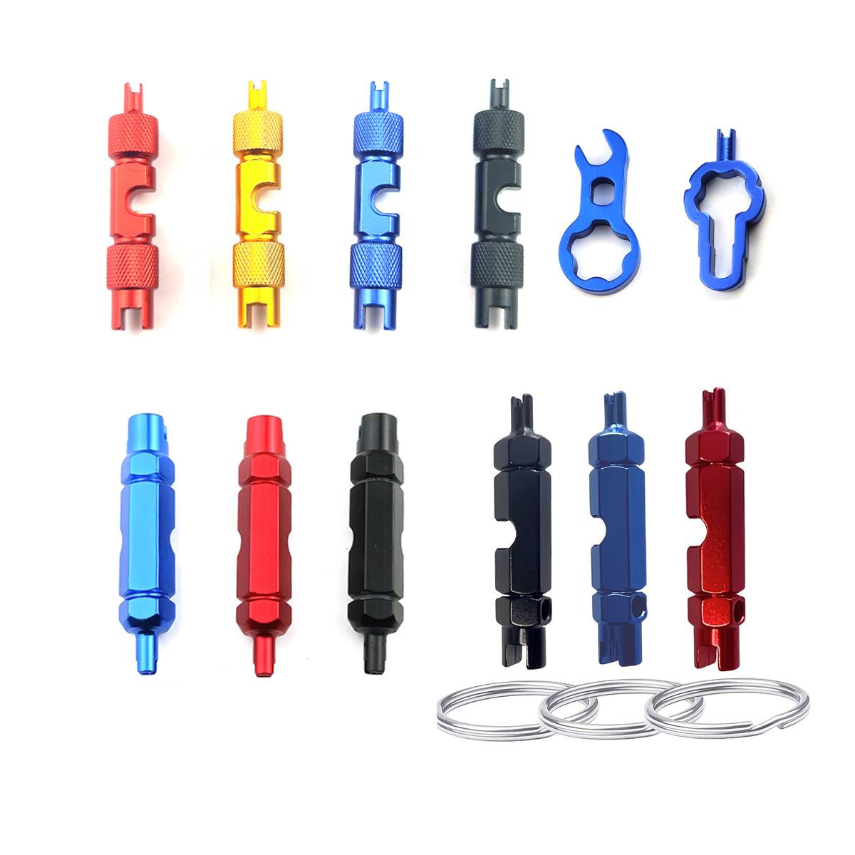 SPORT自行车轮胎法式气门芯工具铝合金法式嘴延长杆拆卸扳手 现货