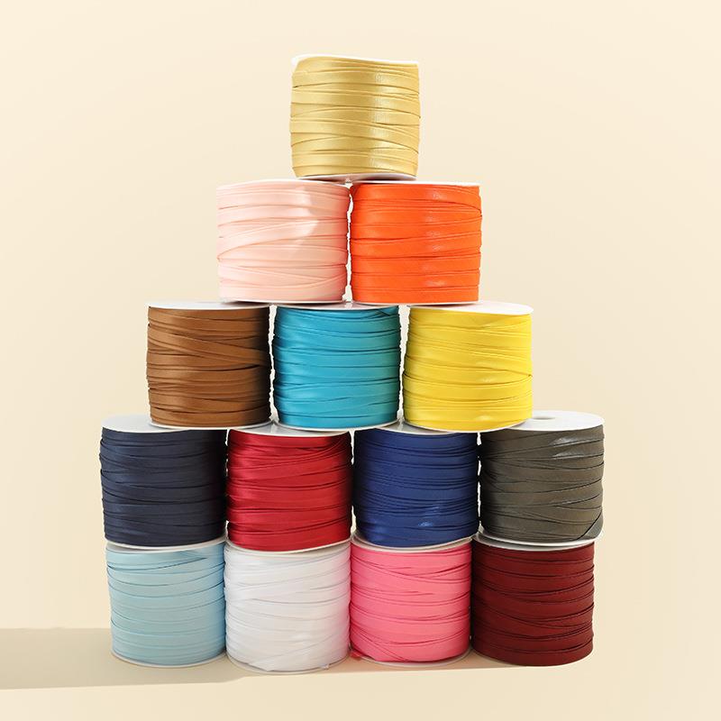 绲边封边色丁缎带旗袍包边条10MM滚边条领口镶边衣服辅料国风装饰