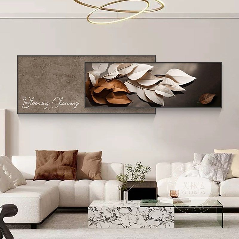 现代简约高档装饰画客厅轻奢大气家大业大叠加壁画沙发背景墙挂画,家居饰品,现代装饰画,淘宝优惠券,粉丝福利购,淘宝优惠卷