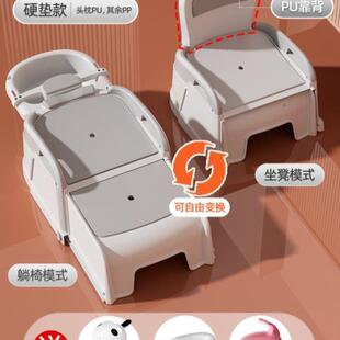 躺0洗发沙发儿童可调12吃饭便携式 坐可折叠床小孩家用椅幼儿洗头