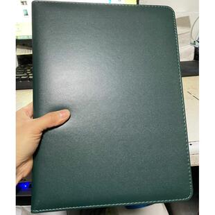 A4加厚皮面军绿文件夹资料夹谈单本销售夹单夹呈阅夹密件夹绿色