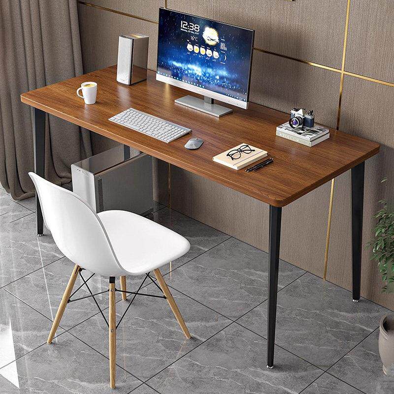 电脑桌卧室家用实木办公电竞书桌小型简易转角学习书桌子长方形