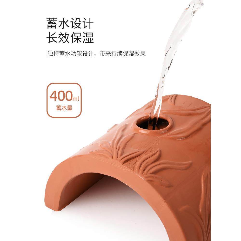 黄园龟赤陶棚窑洞窝瓦攀爬宠物半水龟蜥蜴蓄水加湿棚房屋景观美化,宠物/宠物食品及用品,爬宠缸/箱,淘宝优惠券,粉丝福利购,淘宝优惠卷