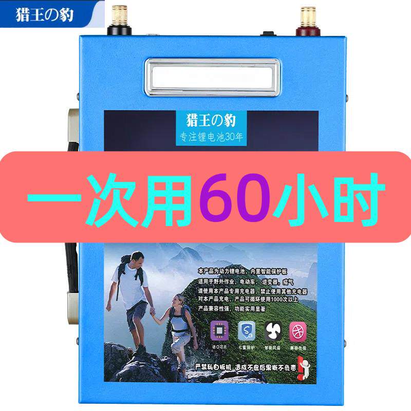 12V锂电池大容量80安120A大功率动力聚合物户外超轻磷酸铁锂电瓶