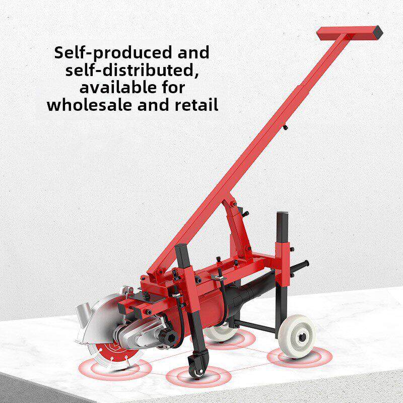 新型多机型地面道路开槽机支架道路混凝土切割机角磨机货架小车