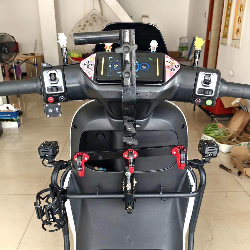 外送雨伞支架深远电动车9号车骑士外送专用雨伞支架电动车晴雨伞