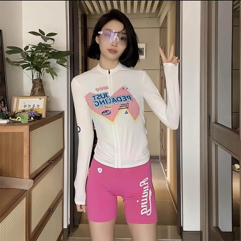 超好看骑行服女款长袖2025新款夏季小个子公路自行车速干上衣男款,自行车/骑行装备/零配件,专业骑行服,淘宝优惠券,粉丝福利购,淘宝优惠卷