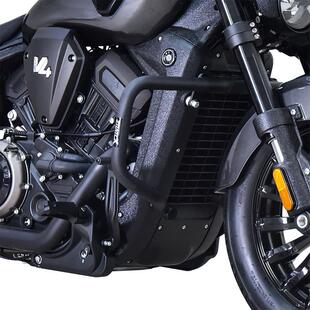 stuntcx适配奔达黑旗500护杠摩托车边包改装保险杠防摔杠防摔架