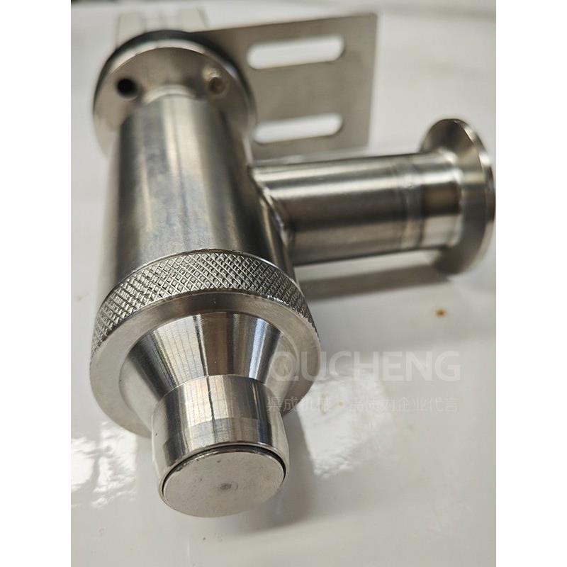 酱料防滴漏灌装头气动灌装头食品级不锈钢灌装配件吹气断料出料嘴