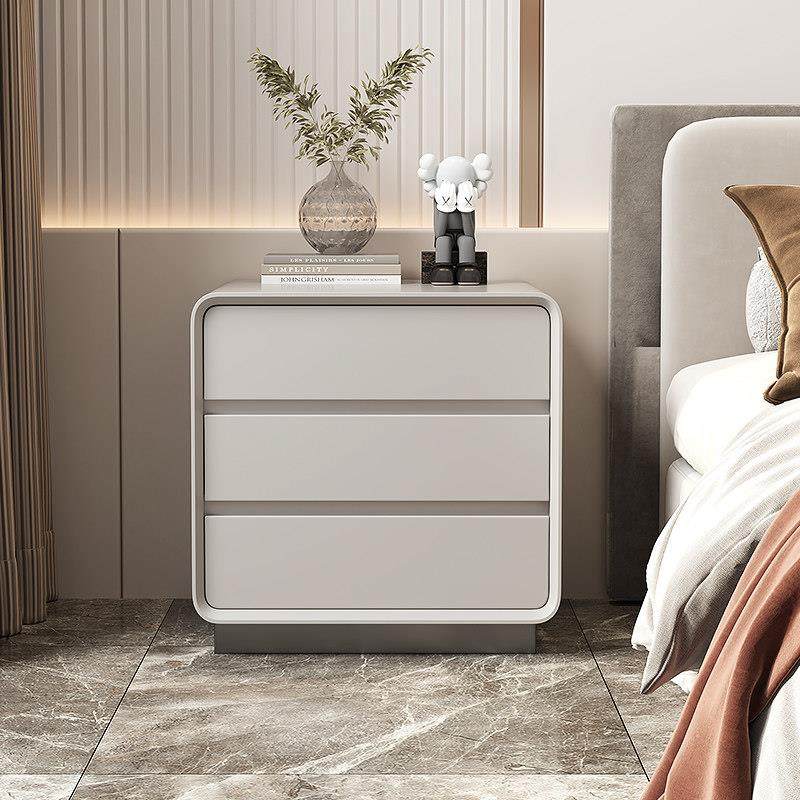 轻奢意式床头柜极简现代小型小柜子床边柜高级感三斗柜带抽屉实木,住宅家具,斗柜,淘宝优惠券,粉丝福利购,淘宝优惠卷