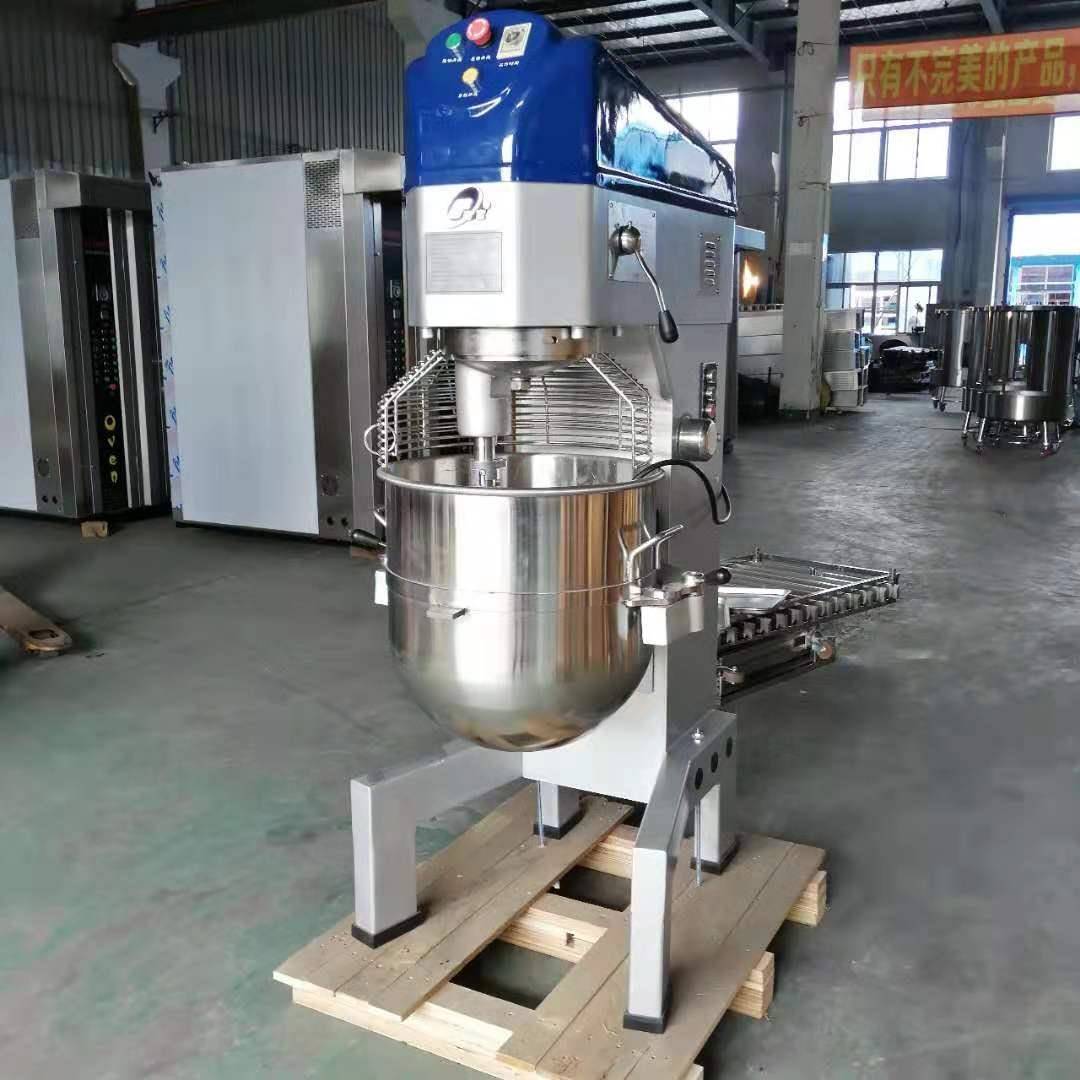 直销立式80L打蛋机 商用80升打蛋器商用揉面和面食品厂馅料搅拌机