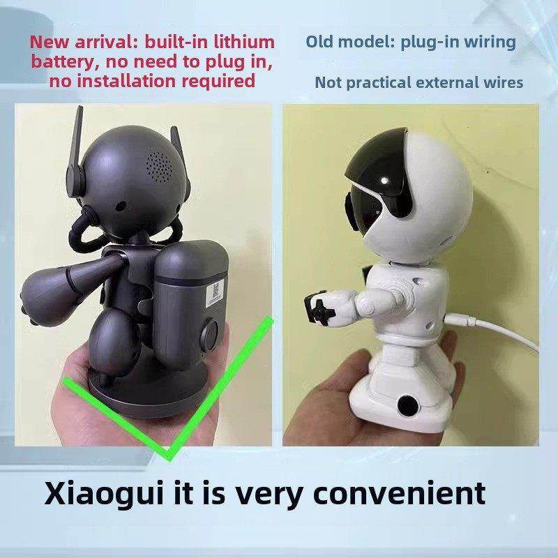 无线摄像头智能家居连接手机远程监控360度室内摄影机器人无盲点