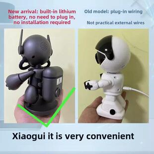 无线摄像头智能家居连接手机远程监控360度室内摄影机器人无盲点