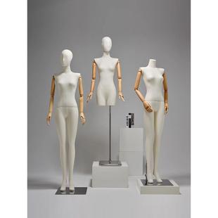 服装店模特展示架全身平肩长腿女装半身模特人偶橱窗人体模特道具