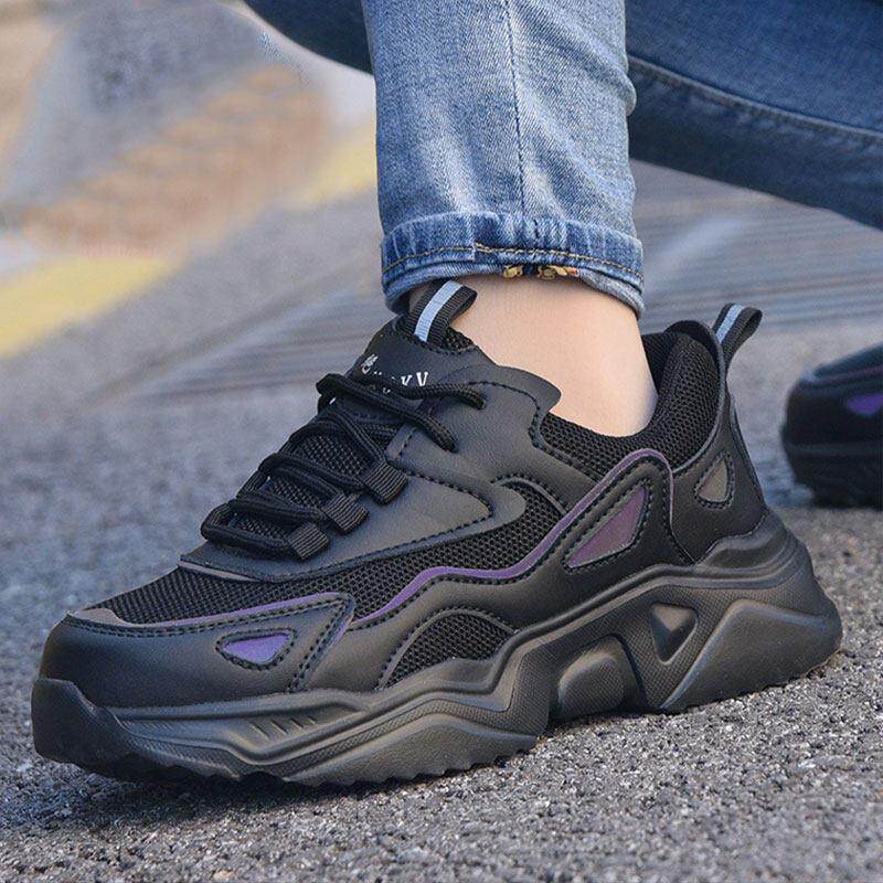 新款劳保鞋男女款夏季透气四季防砸防刺穿钢包头轻便钢板安全软底