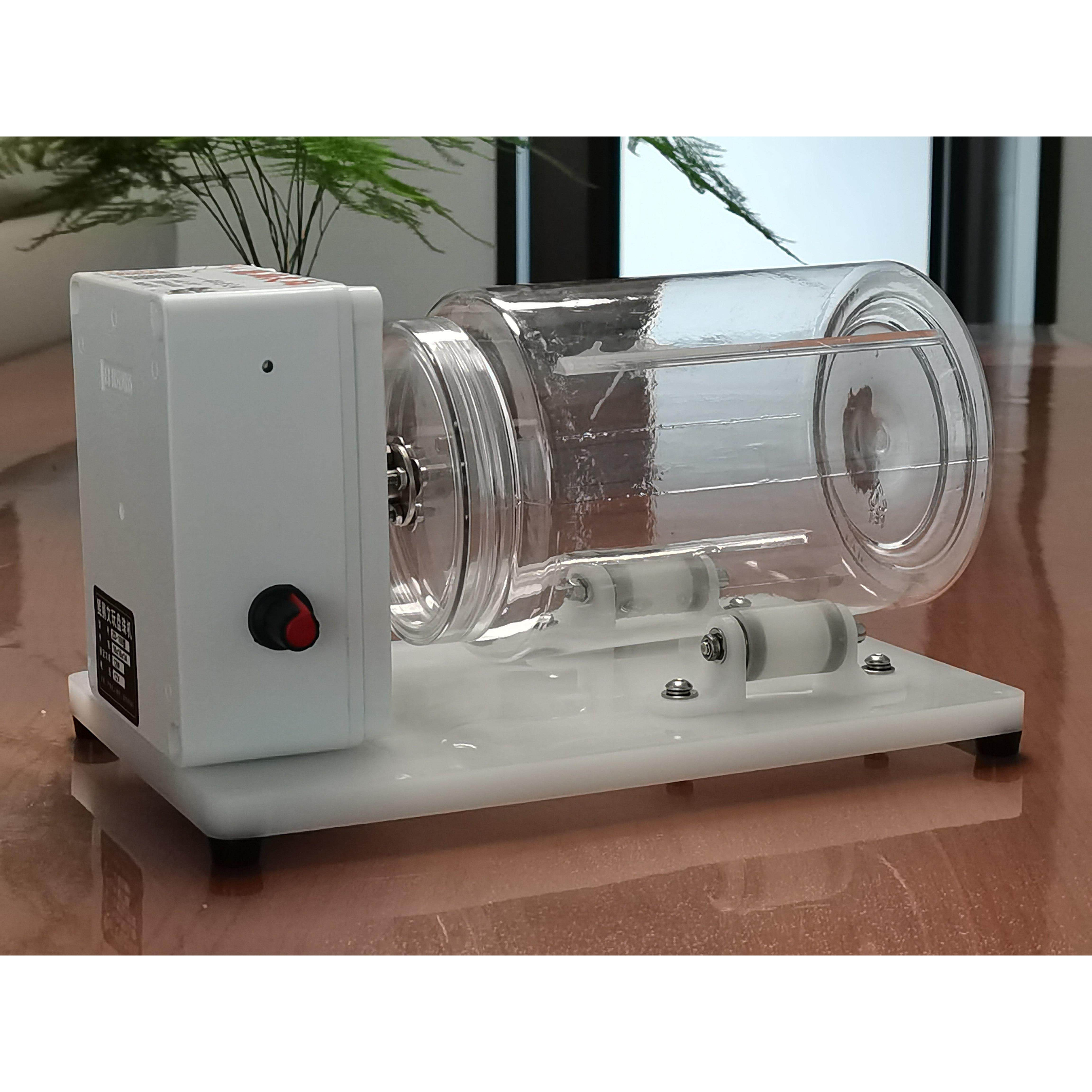 新款小型滚筒抛光机自动盘刷抛打磨橄榄核菩提佛珠玉石古币抛光桶