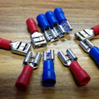 FDD1 125250 冷压接线端子 63插簧带护套线耳母预绝缘端头