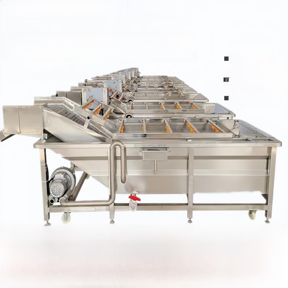 大型中央厨房果蔬清洗农产品残余物高压喷雾洗菜机商用