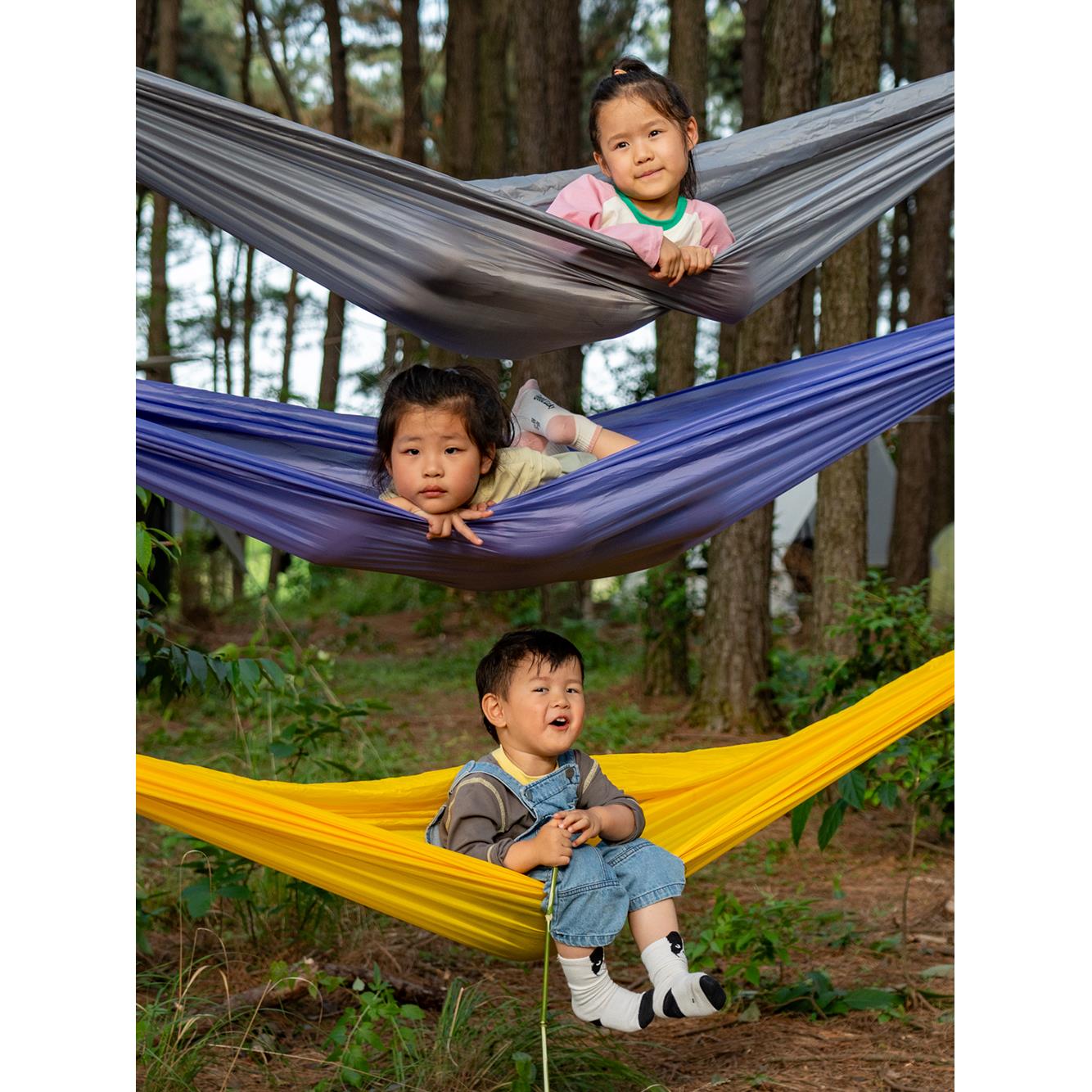 新款入门无脑搭建防侧翻吊床 公园遛娃神器 户外露营好物