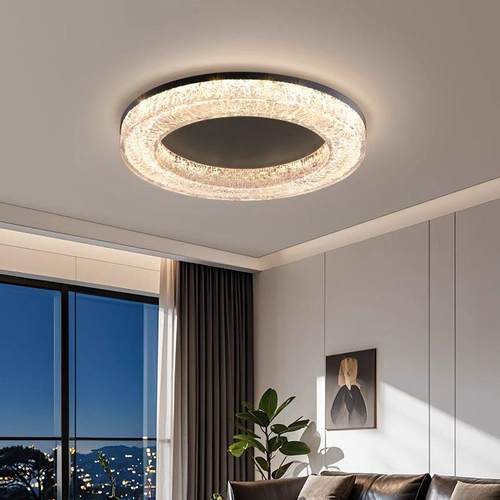 意式卧室灯2025新款树脂超亮护眼中山灯具现代简约led吸顶灯卧室