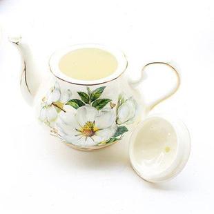 茶具下午茶茶壶耐高温 骨瓷咖啡壶茶壶家用手冲大容量欧式