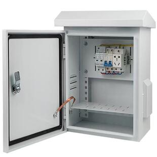 户外防雨视频监控箱设备箱挂墙抱杆箱防水箱防雷安防箱室外定做