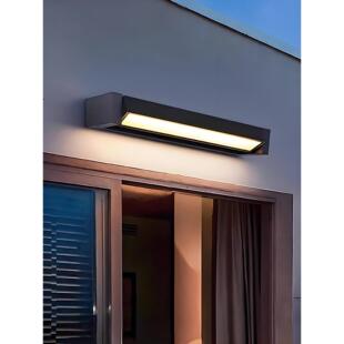 户外壁灯入户大门门前灯长条户外店门口广告招牌灯可调角度壁灯