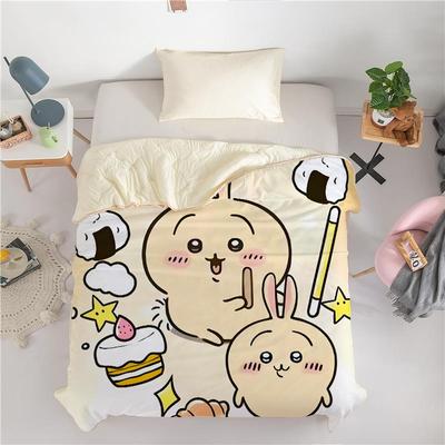 Chiikawa Chiikawa薄夏季凉爽被子为儿童和学生可爱Usachi机洗夏