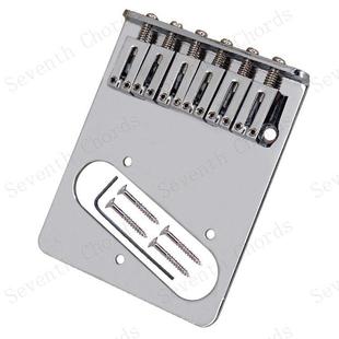 四安装螺丝孔长正平弦码Tele电吉他拉弦板TL琴桥弦桥 底部穿弦 NH