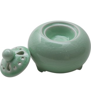 青沉创意天青烟雨电子品香器 定时调温电子熏香机 檀香木屑电熏炉