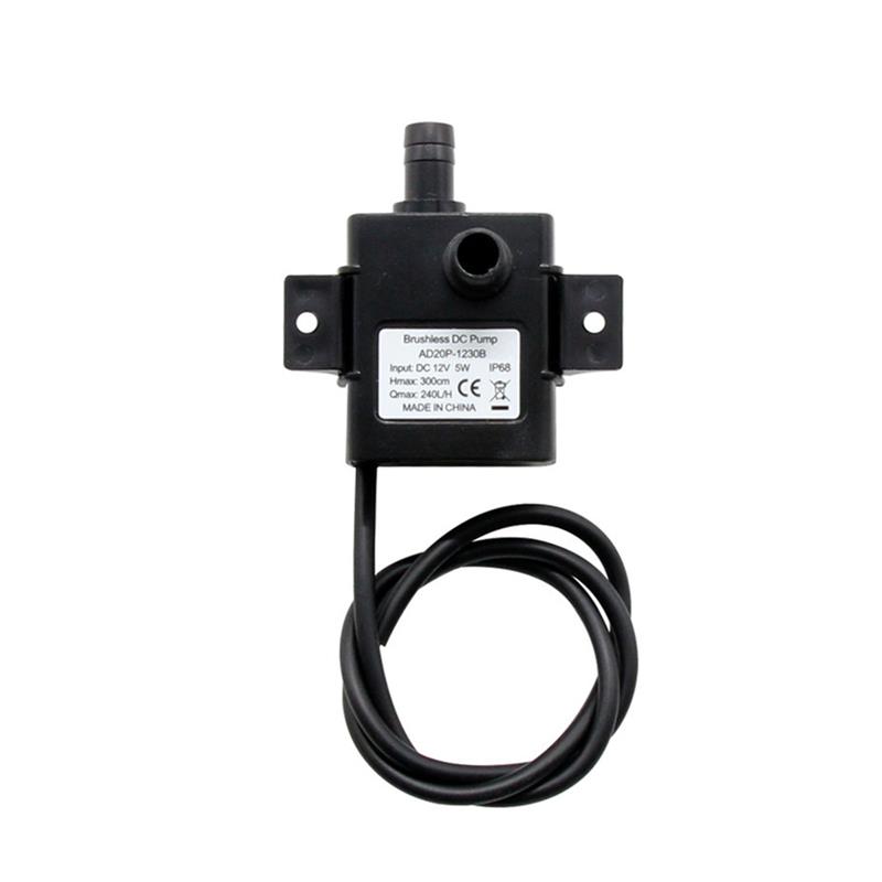 12v5w直流无刷水泵静音电脑水冷散热diy潜水泵长寿命微型离心泵