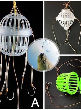 1Pcs Fiing Hooks Explosion Baits Cage Sea Box Hook