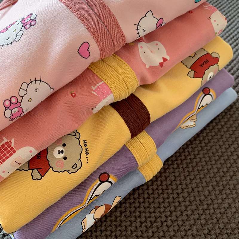 春秋宝宝睡袋婴儿连身防踢被纯棉分腿女童儿童连体睡衣厚款家居服