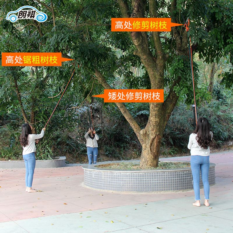 朗祺伸缩高空剪高枝剪修枝剪锯树枝剪刀园林工具高枝锯摘果器枯枝