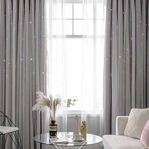 Solid White Tulle eer Curtains for Living Room Decoration