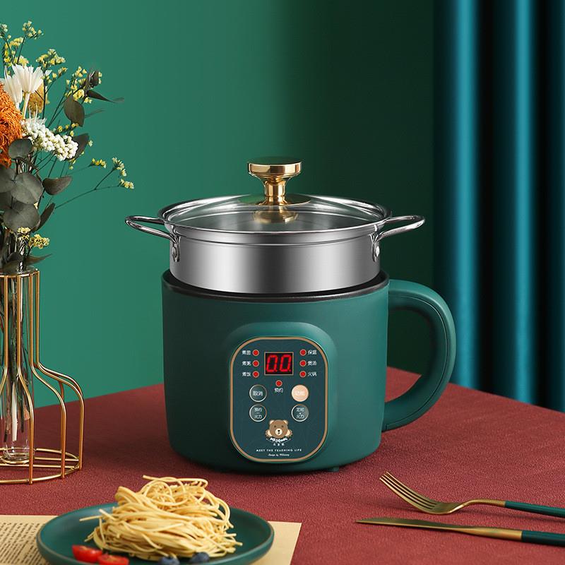 厂家2023新款多功能电炖锅智能小功率宿舍全自动快煮锅泡面锅