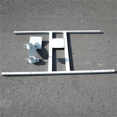顶部a光伏板组k件抱杆件紧扣套管管卡子撑架抱杆式灯架连接托
