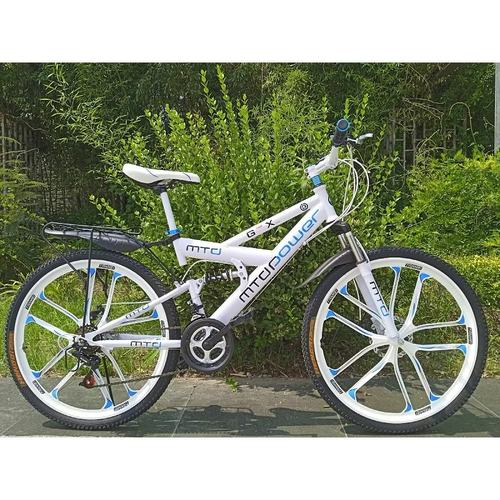 自行车26寸24学生登山自行车成人登山车带后座可带人变速越野单车