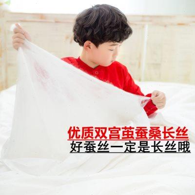 桐乡纯手工100%桑蚕丝被子母被芯儿童冬被春秋被子空调被夏凉被子
