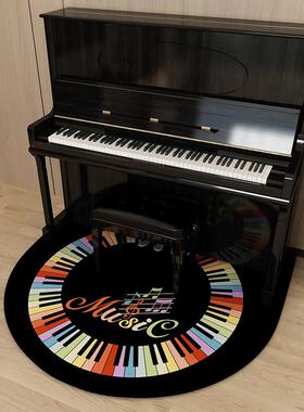 TPR立式钢琴地毯 隔音垫家用消音减震地垫椅子垫子专用吸音可定制