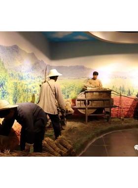 古代民国农耕蜡像定制雕塑定制博物馆场景人物硅胶像定制肖像定制